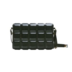 Zara Maci Quilted Black Leather Crossbody Bag